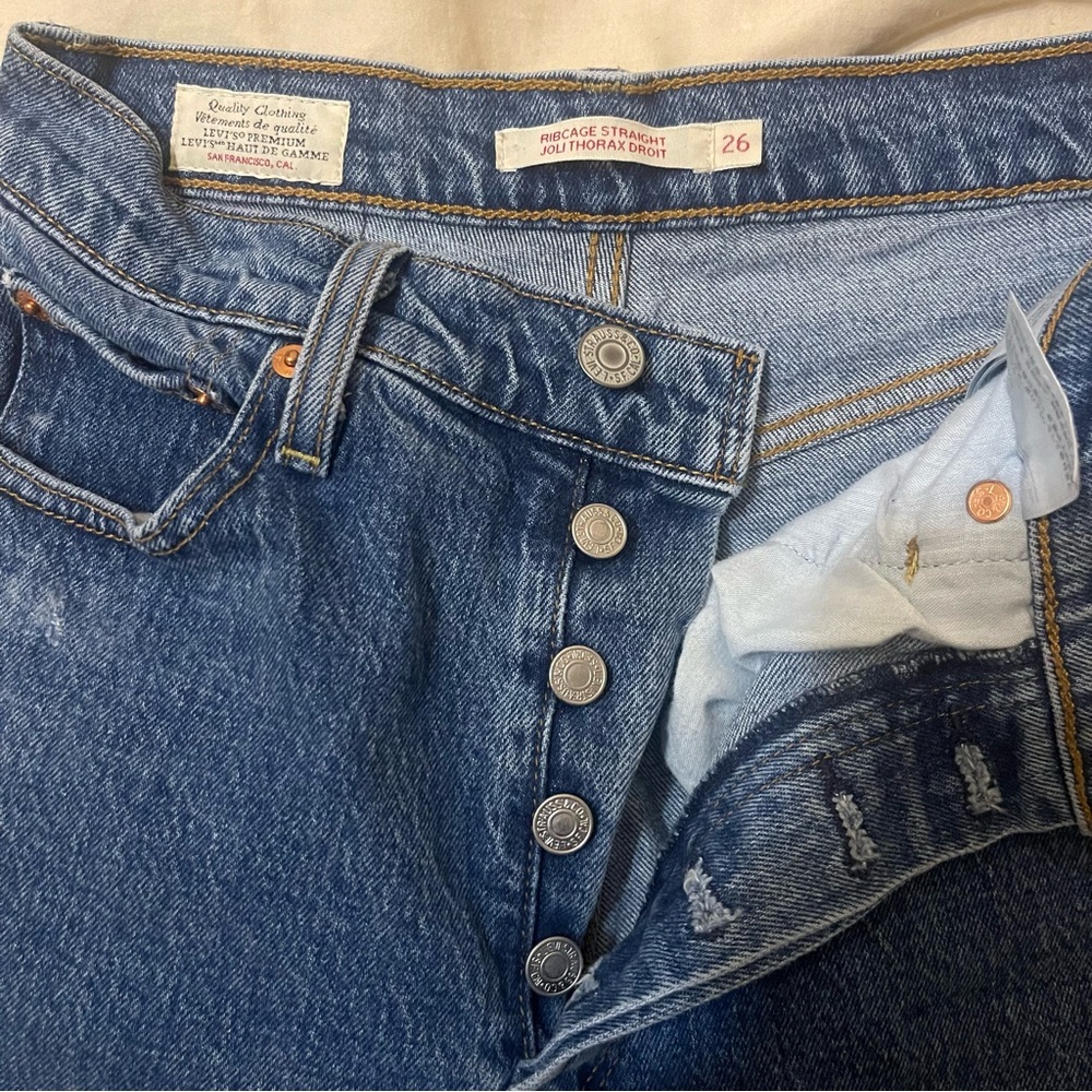 Levi's Premium Ribcage Straight W26L27 - Picture 5 of 9